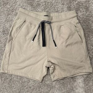 Men's Athletic Drawstring Shorts - Beige
